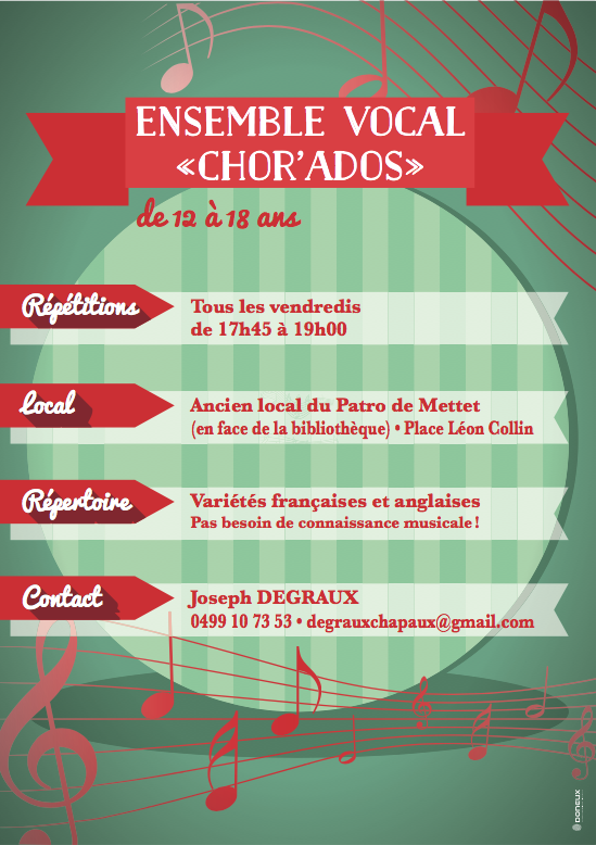 Ensemble vocal "Chor'Ados" Infos